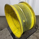 20"W x 42"D, John Deere Yellow 10-Hole Formed Plate , -12.12" Offset