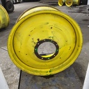 20"W x 42"D, John Deere Yellow 10-Hole Formed Plate , -12.12" Offset