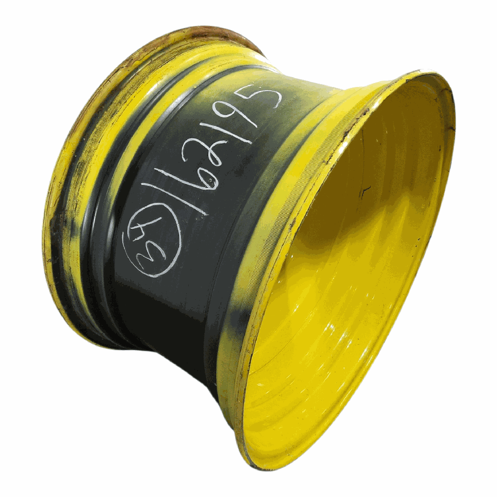 20"W x 34"D, John Deere Yellow 12-Hole Formed Plate , 2.25" Offset