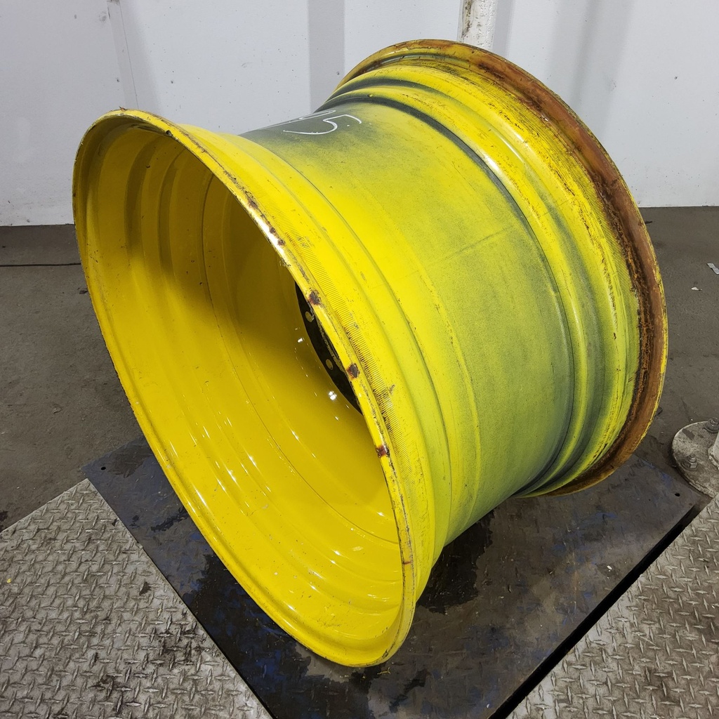 20"W x 34"D, John Deere Yellow 12-Hole Formed Plate , 2.25" Offset