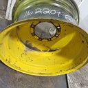 16"W x 26"D, John Deere Yellow 8-Hole Formed Plate , 4.12" Offset