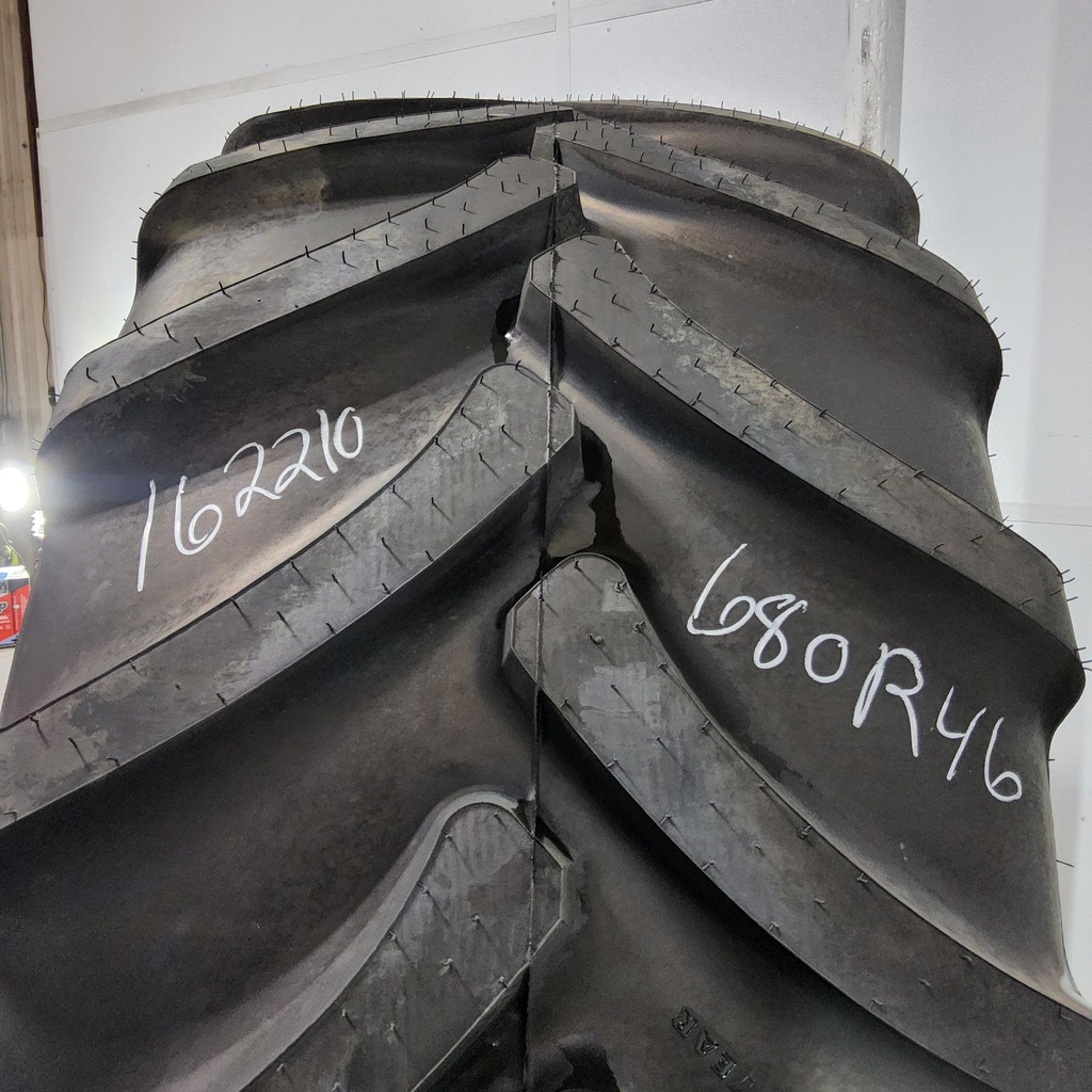 LSW680/50R46 Goodyear Farm OptiTorque R-1 173D 99%