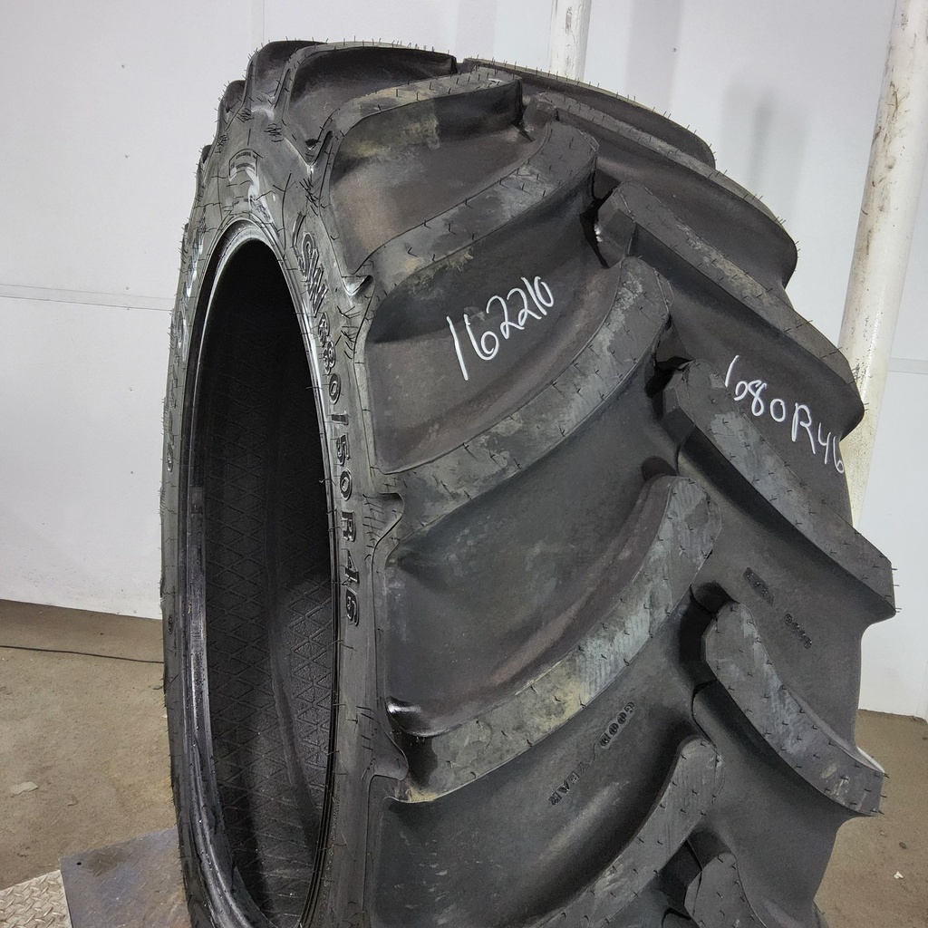 LSW680/50R46 Goodyear Farm OptiTorque R-1 173D 99%