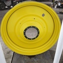 15"W x 50"D, John Deere Yellow 10-Hole Formed Plate , -6.62" Offset
