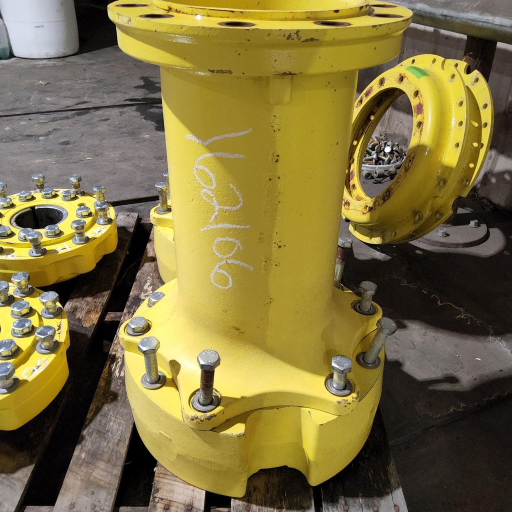 12 to 10-Hole 28"L FWD Spacer(2-PC OE Style), John Deere Yellow