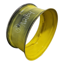 15"W x 34"D, John Deere Yellow 12-Hole Waffle Wheel (Groups of 3 bolts)