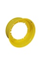 18"W x 42"D, John Deere Yellow 12-Hole Stub Disc , -3.25" Offset