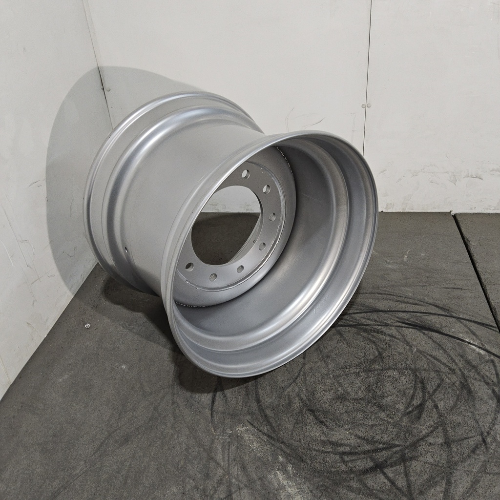 16"W x 22.5"D, Case IH Silver Mist 10-Hole Formed Plate , 0.38" Offset