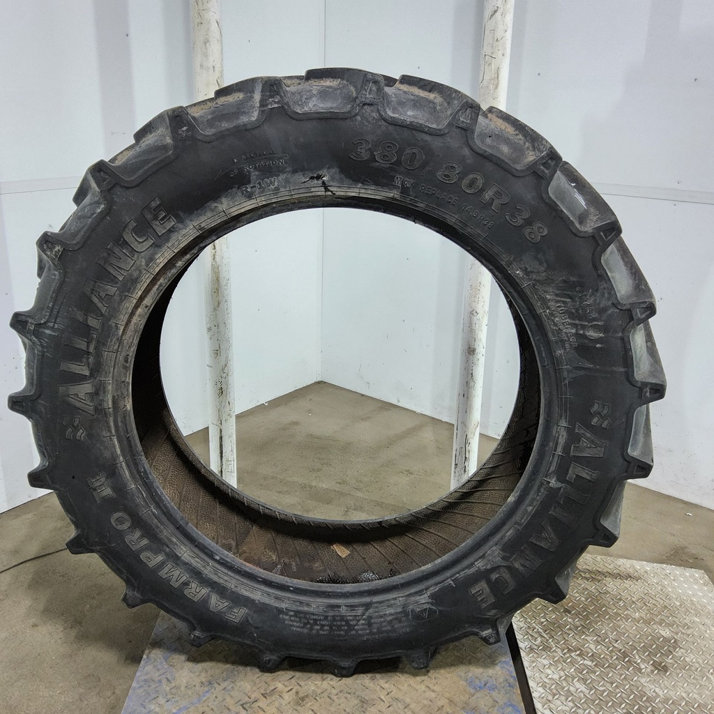 380/80R38 Alliance Farm Pro II R-1W 142B 55%