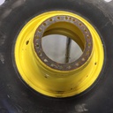 800/70R38 Firestone Radial Deep Tread 23 R-1W on John Deere Yellow 20-Hole Straddle Dual 85%