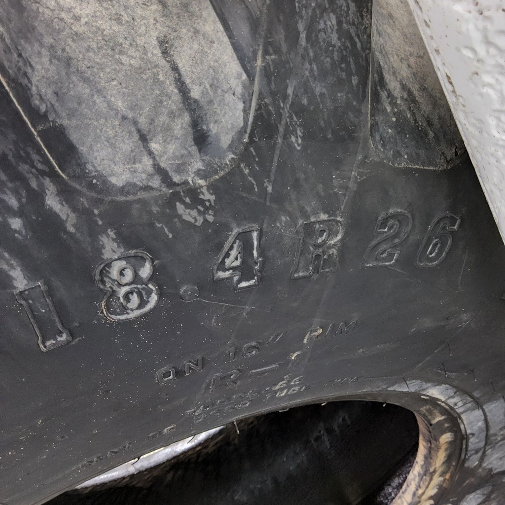 18.4R26 Firestone Radial All Traction FWD R-1 E (10 Ply), 140A8 90%