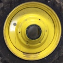 480/80R50 Goodyear Farm DT800 Super Traction R-1W on John Deere Yellow 10-Hole Formed Plate W/Weight Holes 99%