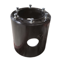 6 to 6-Hole 15"L Hub Extension, Black