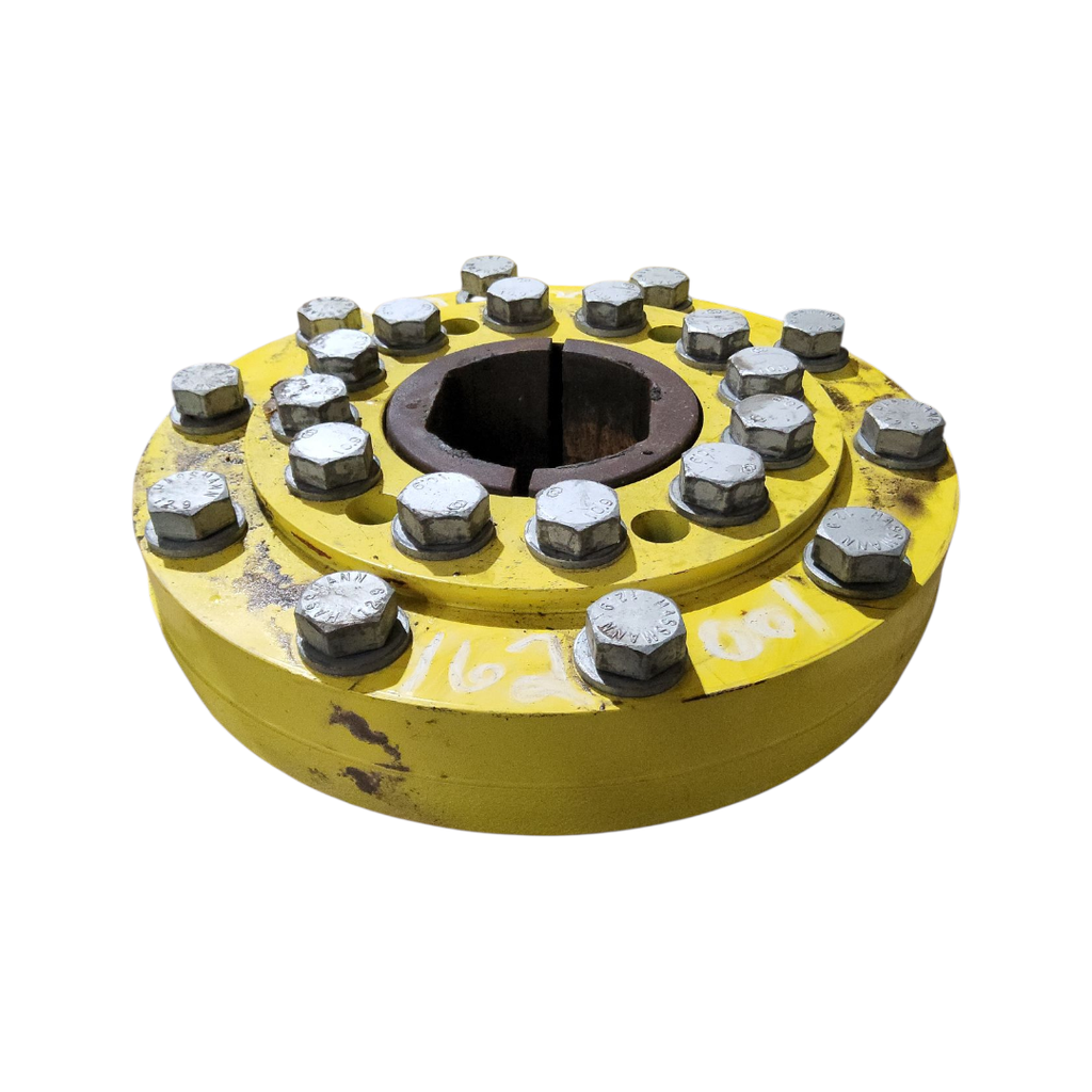 10-Hole Wedg-Lok OE Style, 4.72" (120.02mm) axle, John Deere Yellow