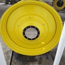 15"W x 50"D, John Deere Yellow 10-Hole Formed Plate , -6.62" Offset