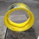 15"W x 34"D, John Deere Yellow 12-Hole Waffle Wheel (Groups of 3 bolts)