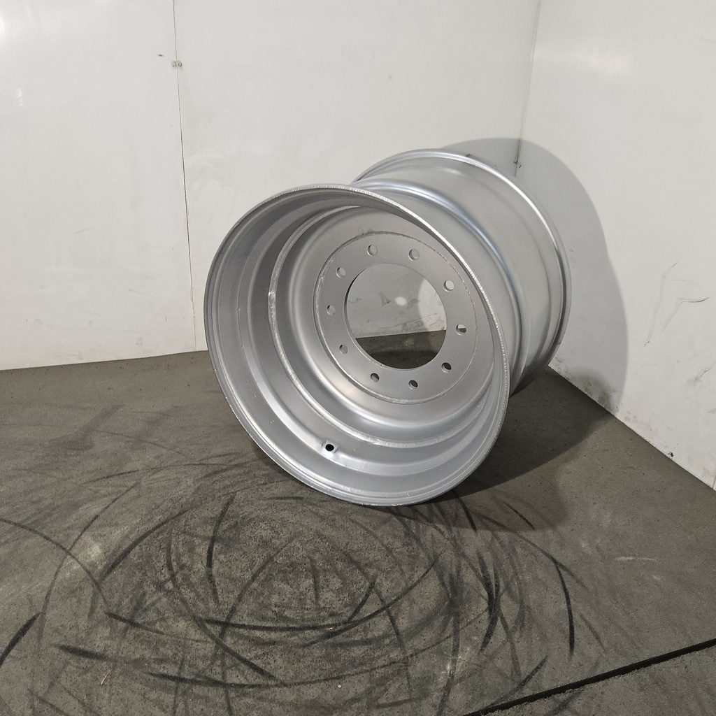 16"W x 22.5"D, Case IH Silver Mist 10-Hole Formed Plate , -0.44" Offset