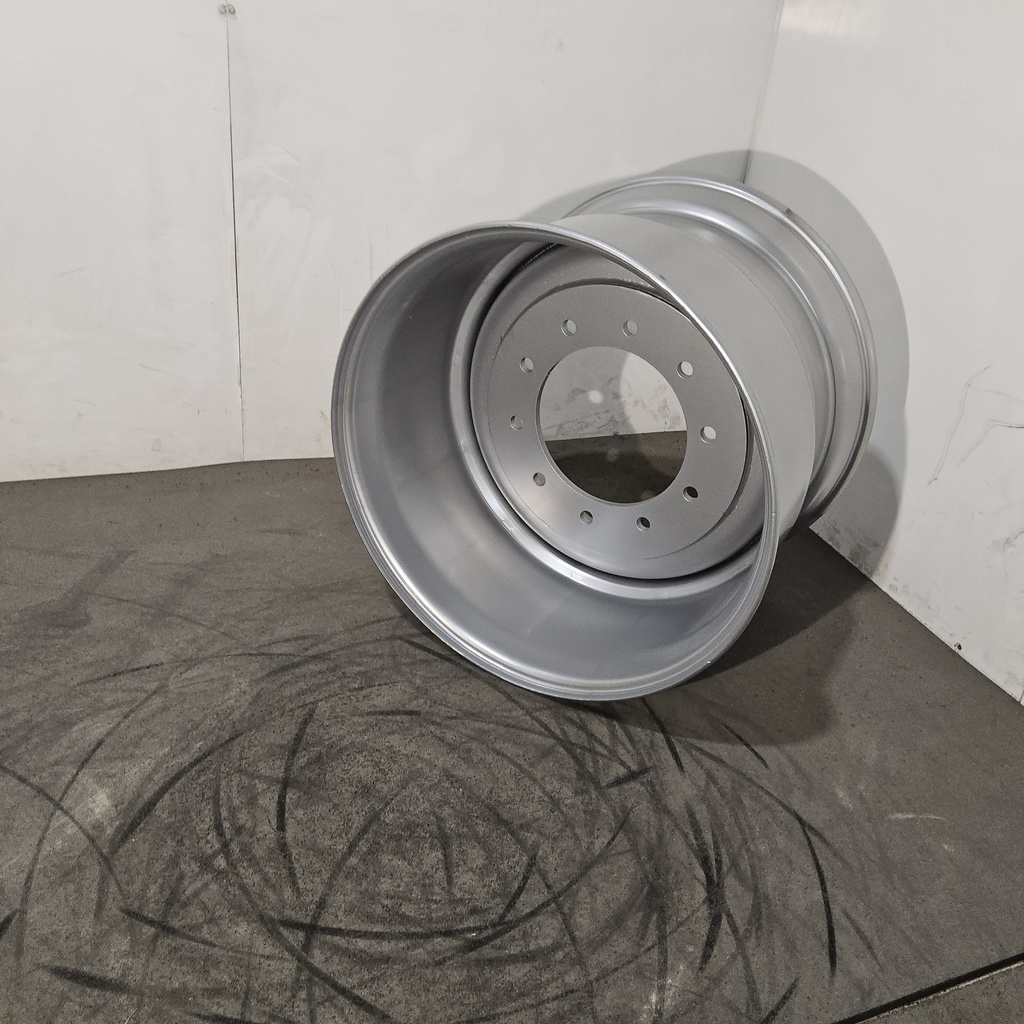 16"W x 22.5"D, Case IH Silver Mist 10-Hole Formed Plate , -0.44" Offset