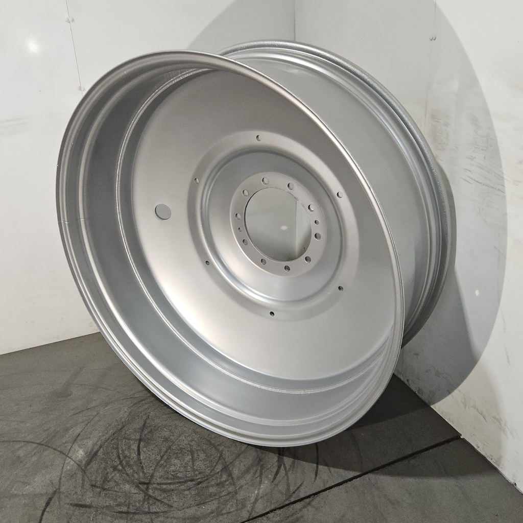 16"W x 46"D, Case IH Silver Mist 10-Hole Formed Plate , -9.25" Offset