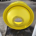 18"W x 42"D, John Deere Yellow 20-Hole Dolly Dual , -15.12" Offset