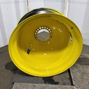 18"W x 42"D, John Deere Yellow 20-Hole Dolly Dual , -15.12" Offset