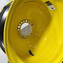 18"W x 42"D, John Deere Yellow 20-Hole Dolly Dual , -15.12" Offset