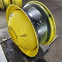 18"W x 42"D, John Deere Yellow 20-Hole Dolly Dual , -15.12" Offset