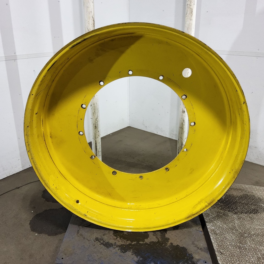 12"W x 54"D, John Deere Yellow 12-Hole Stub Disc , -3.25" Offset