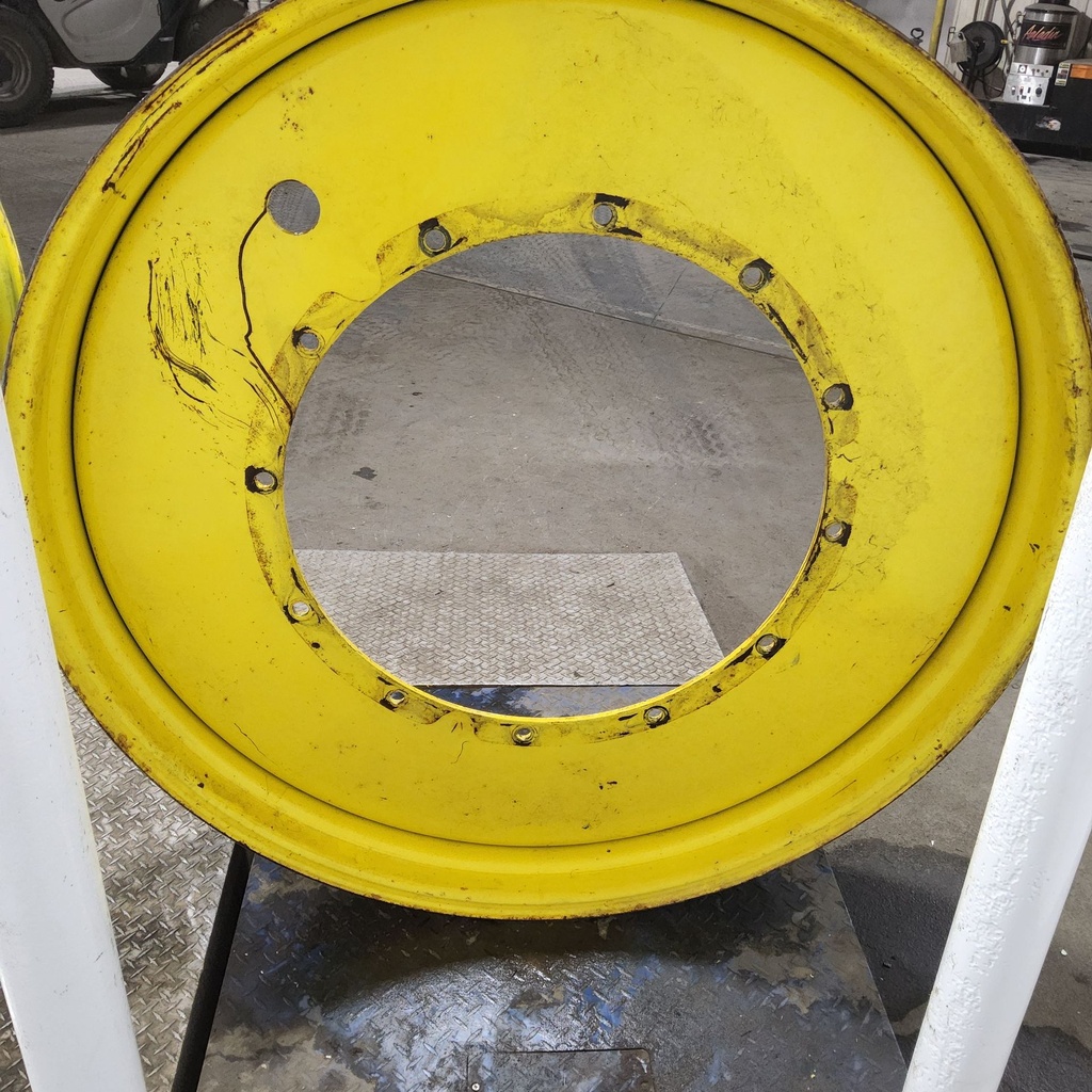 12"W x 54"D, John Deere Yellow 12-Hole Stub Disc , -3.25" Offset
