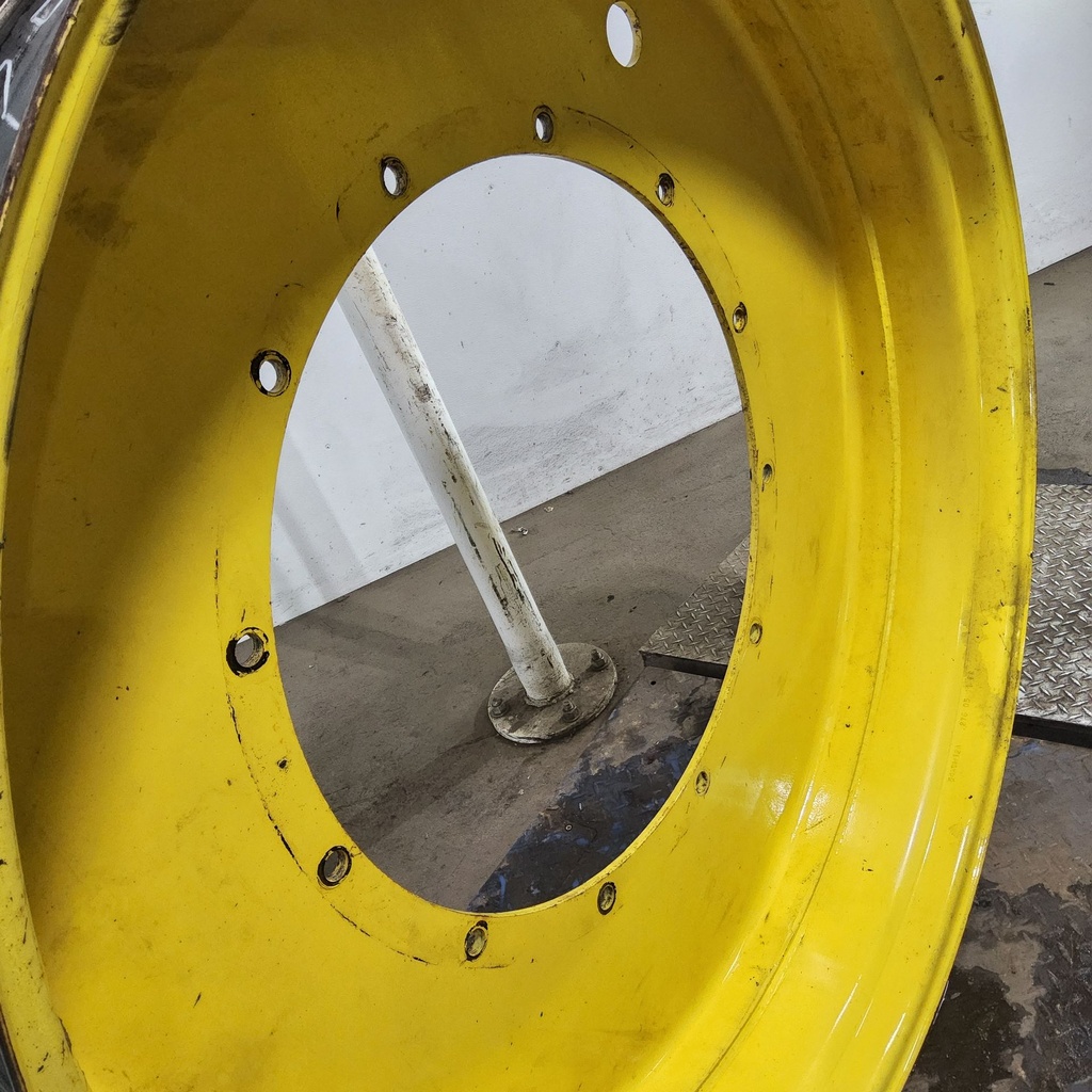 12"W x 54"D, John Deere Yellow 12-Hole Stub Disc , -3.25" Offset