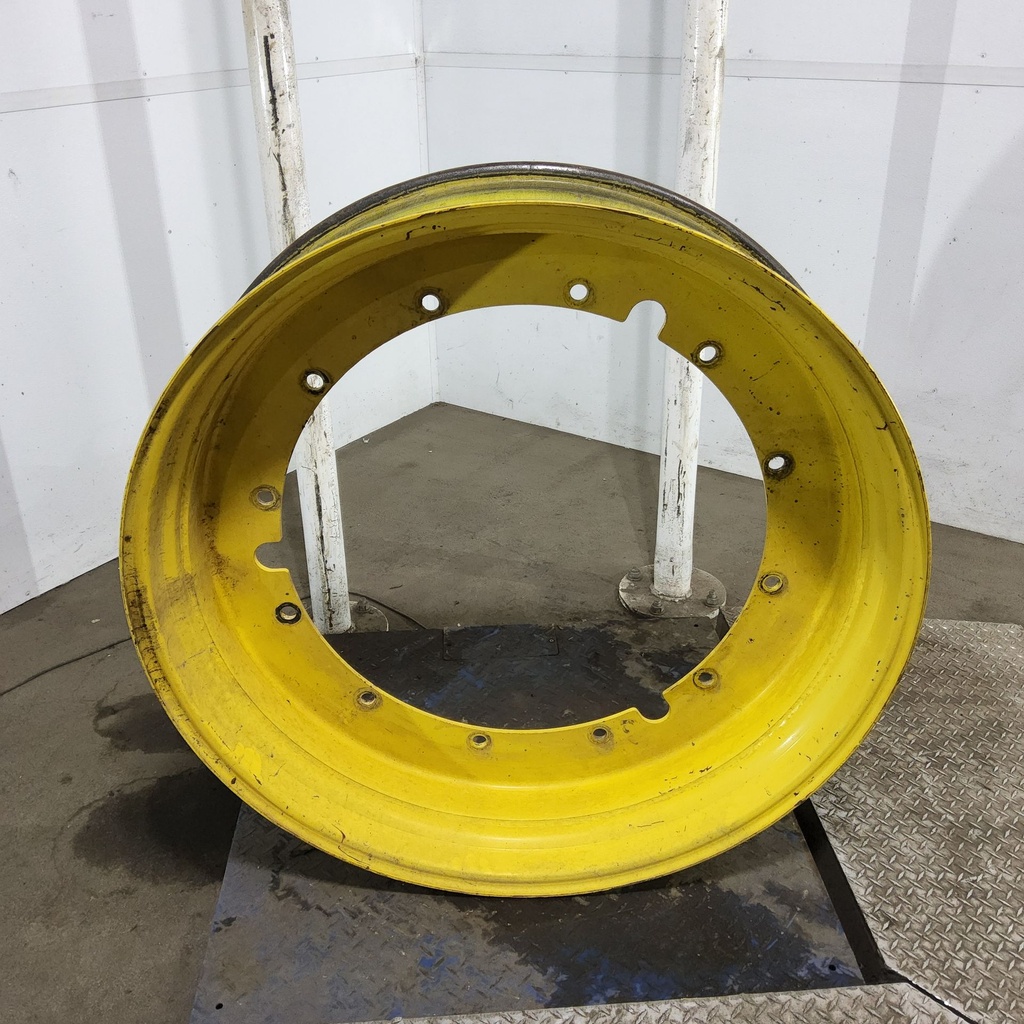 10"W x 42"D, John Deere Yellow 12-Hole Stub Disc , 1.5" Offset