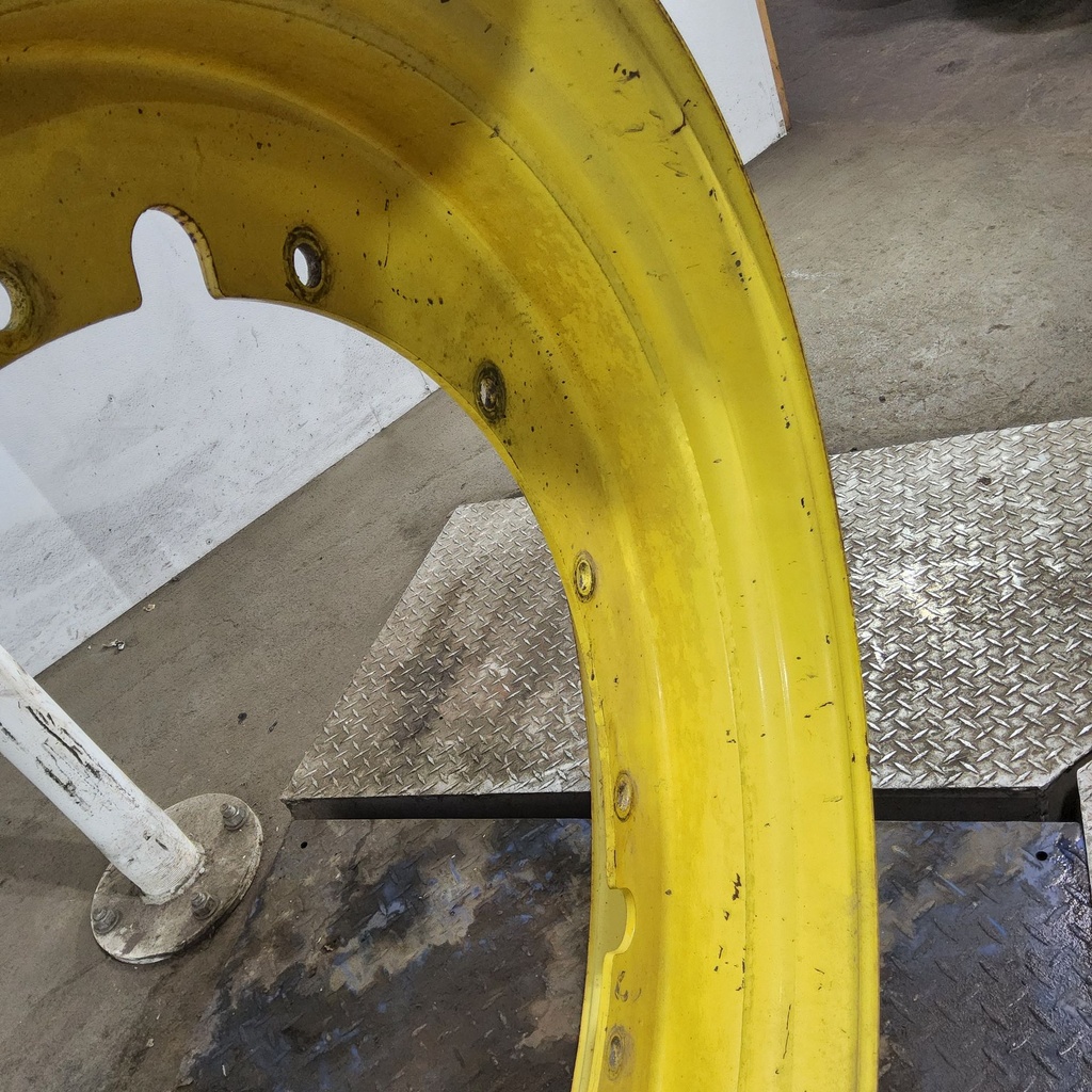 10"W x 42"D, John Deere Yellow 12-Hole Stub Disc , 1.5" Offset