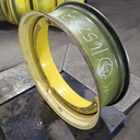 12"W x 38"D, John Deere Yellow 12-Hole Stub Disc , 1.88" Offset