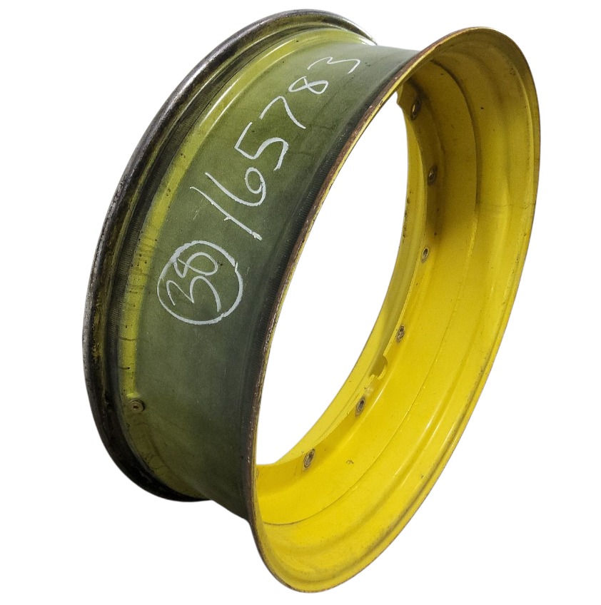 12"W x 38"D, John Deere Yellow 12-Hole Stub Disc , 1.88" Offset