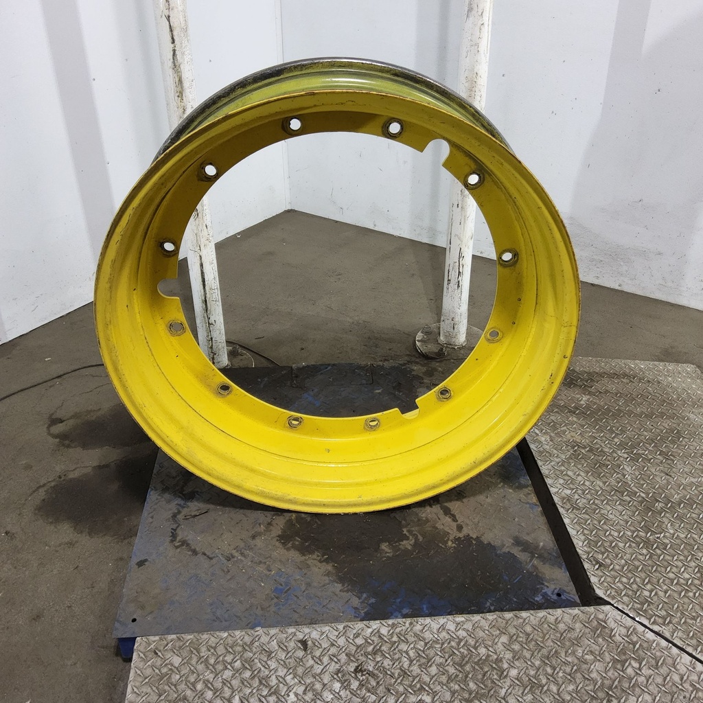 12"W x 38"D, John Deere Yellow 12-Hole Stub Disc , 1.88" Offset