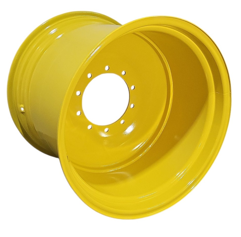 27"W x 32"D, John Deere Yellow 10-Hole Formed Plate , 3.25" Offset