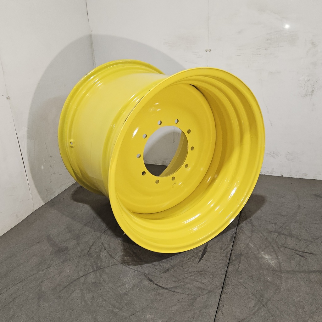 27"W x 32"D, John Deere Yellow 10-Hole Formed Plate , 3.25" Offset