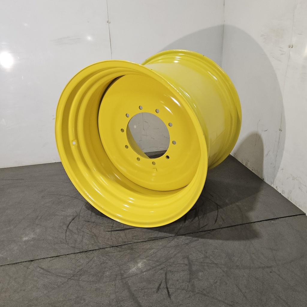 27"W x 32"D, John Deere Yellow 10-Hole Formed Plate , 3.25" Offset