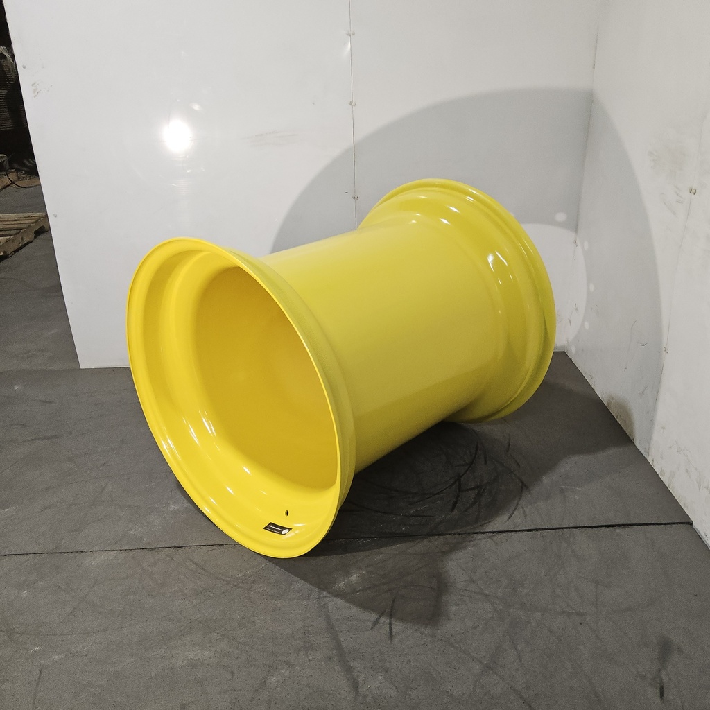 36"W x 32"D, John Deere Yellow 12-Hole Formed Plate , -9.56" Offset