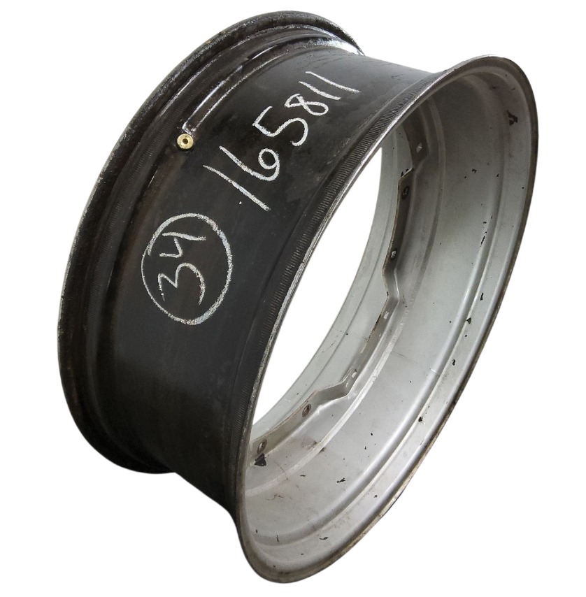 13"W x 34"D, Case IH Silver Mist 12-Hole Waffle Wheel (Groups of 2 Bolts)