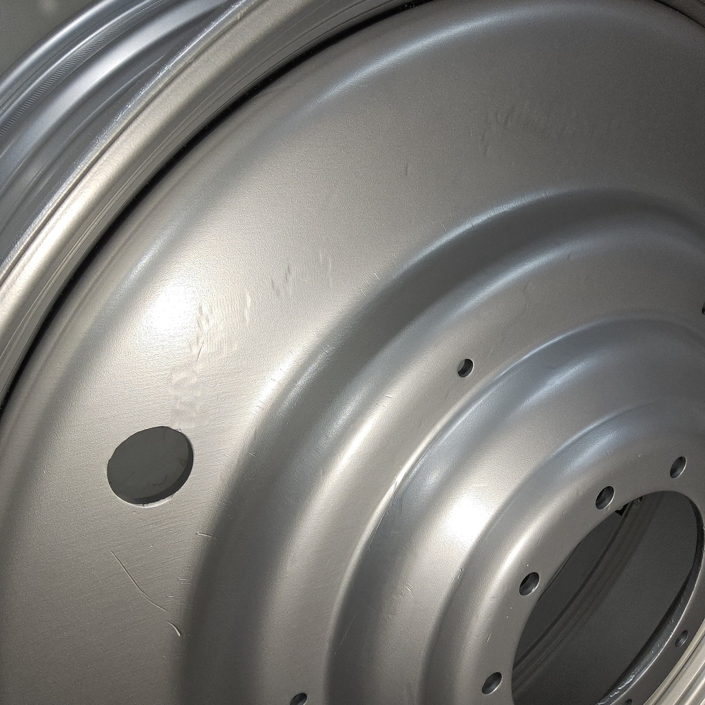 16"W x 50"D, Case IH Silver Mist 10-Hole Formed Plate , -9.25" Offset