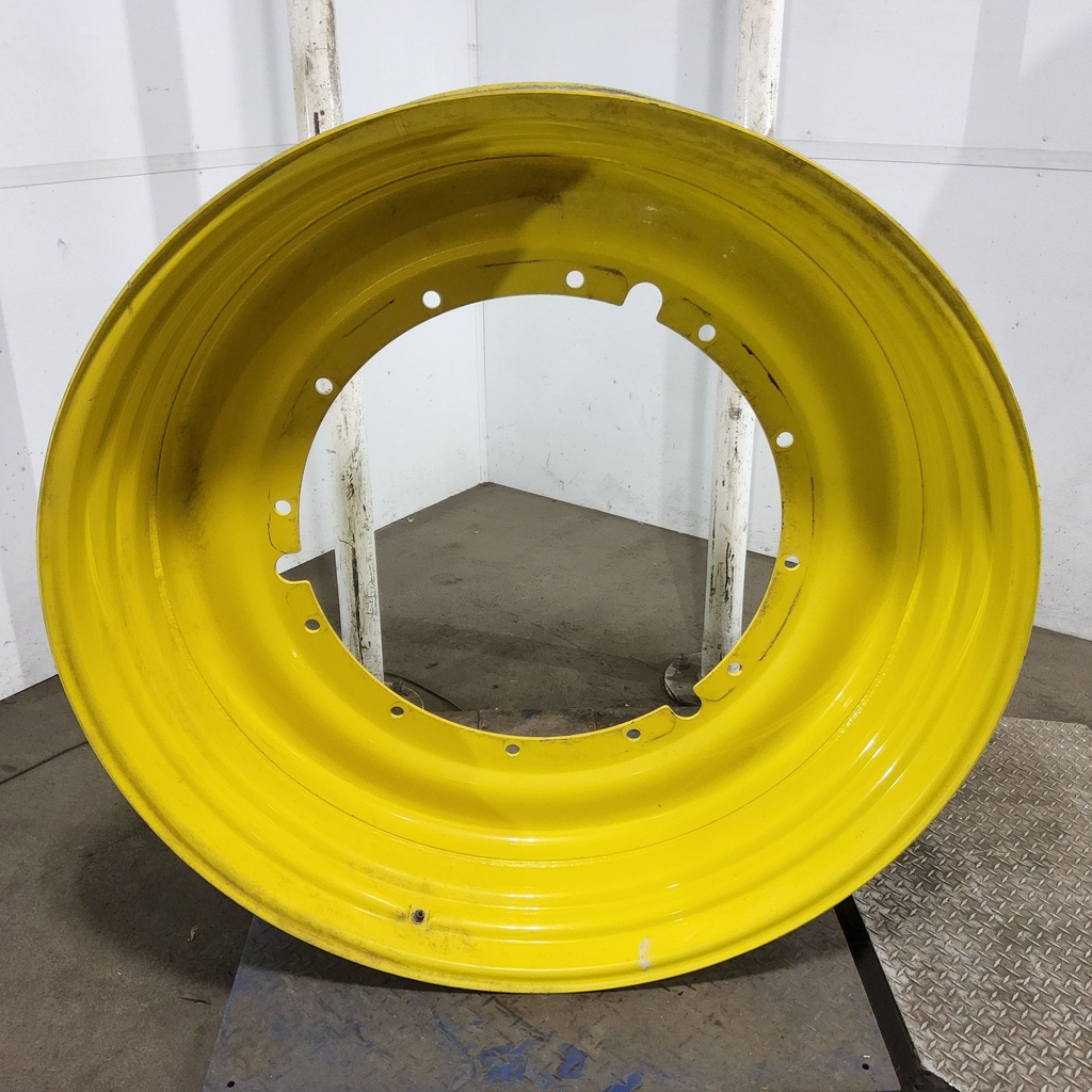15"W x 50"D, John Deere Yellow 12-Hole Stub Disc , -3.12" Offset