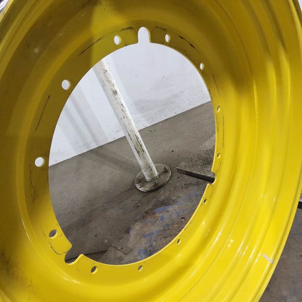 15"W x 50"D, John Deere Yellow 12-Hole Stub Disc , -3.12" Offset