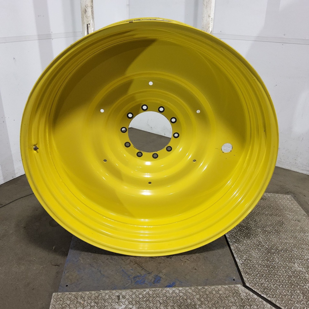 15"W x 50"D, John Deere Yellow 10-Hole Formed Plate , 6.62" Offset