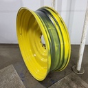 15"W x 50"D, John Deere Yellow 10-Hole Formed Plate , 6.62" Offset