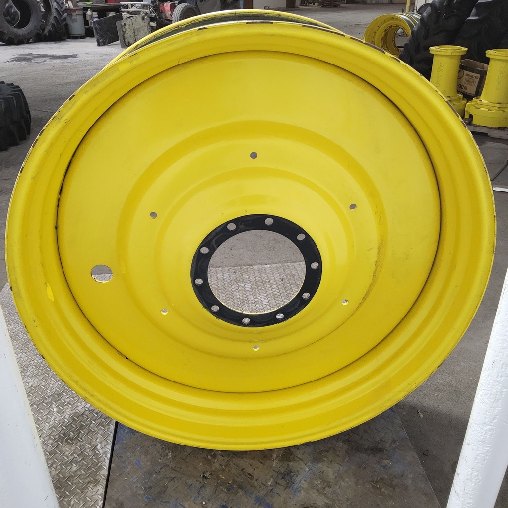 15"W x 50"D, John Deere Yellow 10-Hole Formed Plate , 6.62" Offset