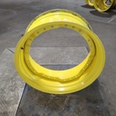 15"W x 34"D, John Deere Yellow 12-Hole Waffle Wheel (Groups of 3 bolts)