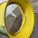 15"W x 34"D, John Deere Yellow 12-Hole Waffle Wheel (Groups of 3 bolts)