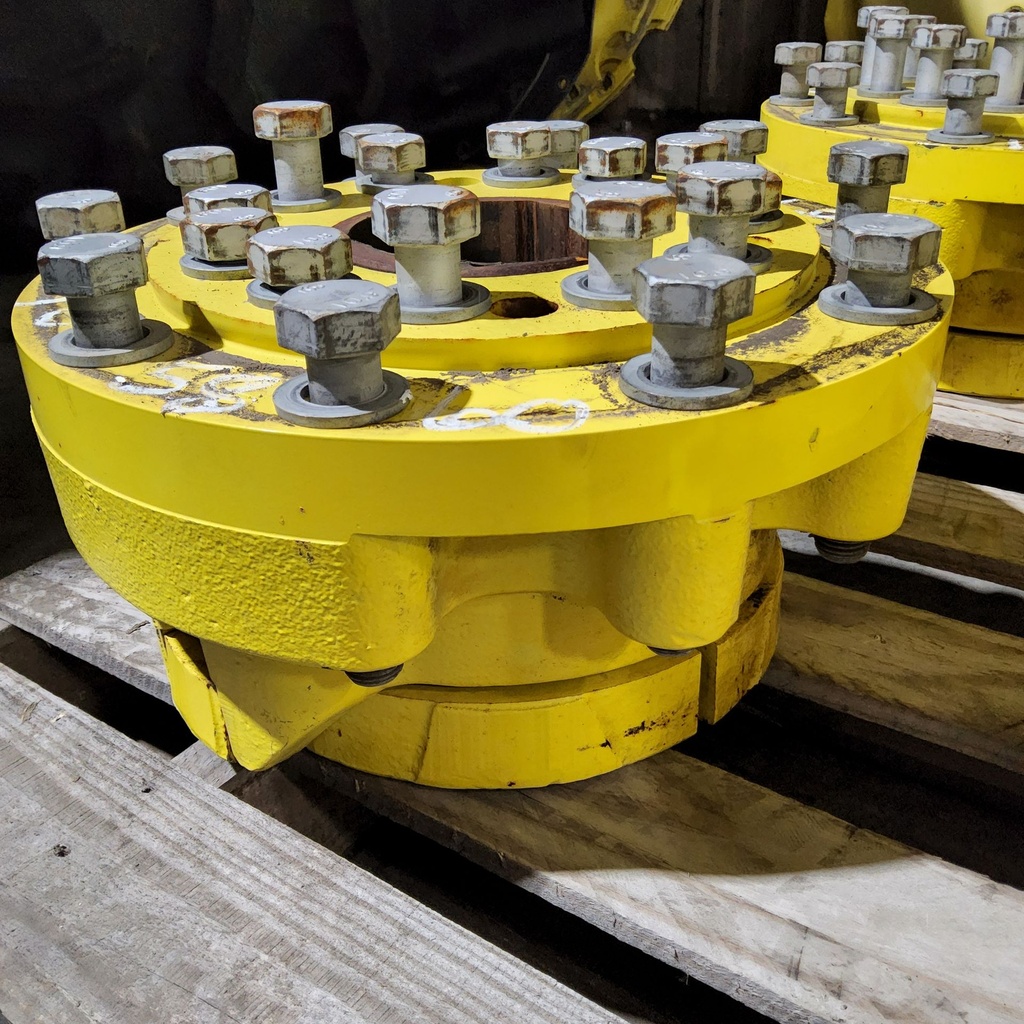 10-Hole Wedg-Lok OE Style, 4.72" (120.02mm) axle, John Deere Yellow