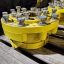 10-Hole Wedg-Lok OE Style, 4.72" (120.02mm) axle, John Deere Yellow